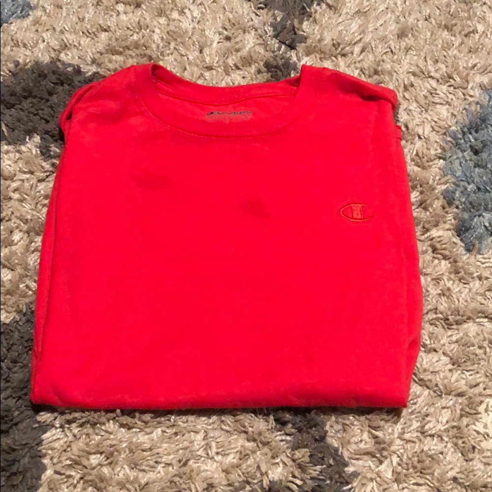 Champion red shirt